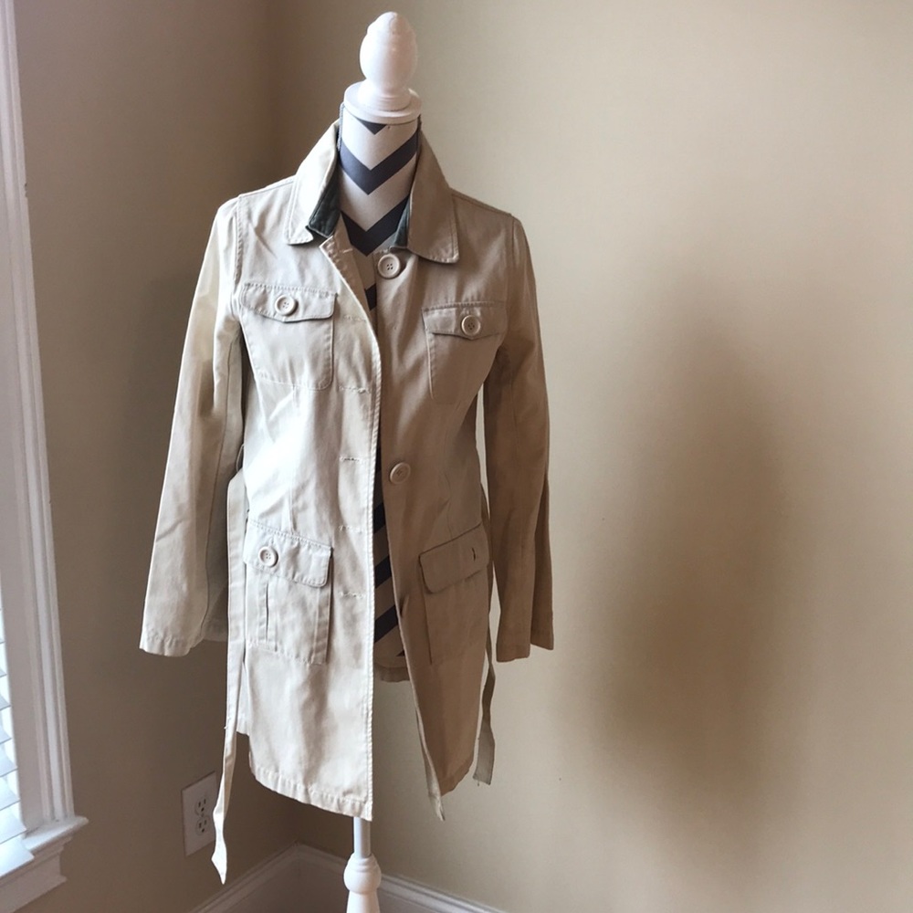 Khaki Trench Jacket